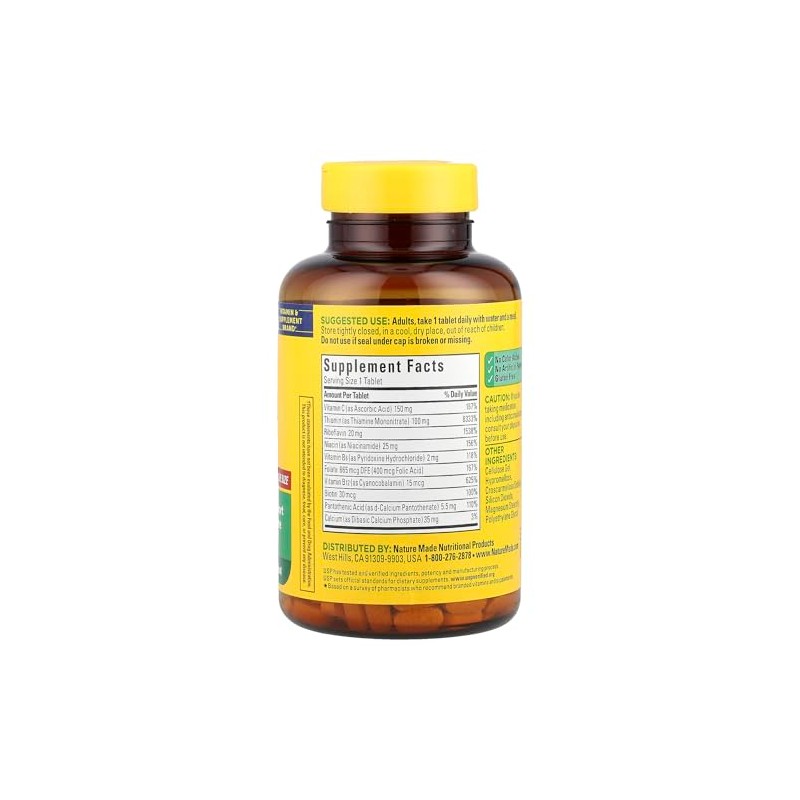 Nature Made Super B Complex Tablets, Value Size, 360 Count