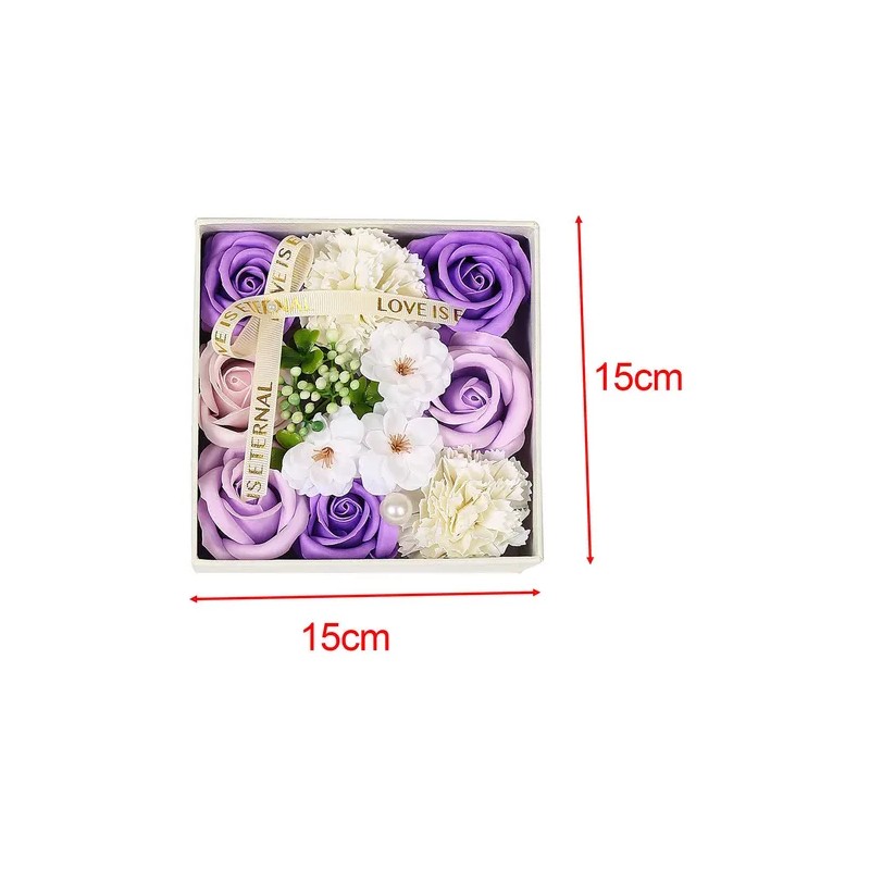Youpin Jabón De Flores Con De Jabón Romántico, Perfumado