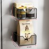 Restorgan Magnetic Basket Organizer Holder, 2 Pack Magnetic Shelf for