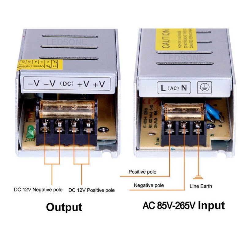 N DC 12V 60W/80W/100W/120W/150W/200W/250W/360W LED Driver Power Supply Transformer for