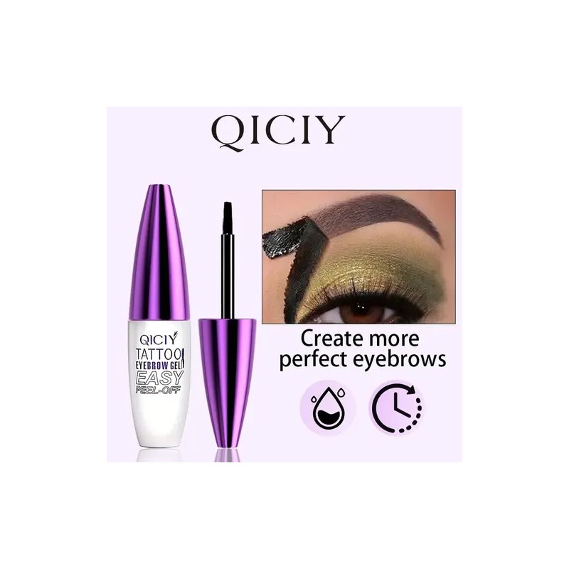 Qiciy Bálsamo Natural Grueso Para Cejas 4 Colores Naturales