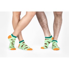 Spox Sox Casual Unisex Socks, Multicoloured, Colourful Socks for Individualists - kiwi, size: 40-43