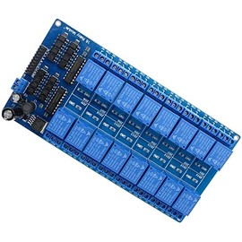 12V 16-Channel Relay Interface Board Module Optocoupler LED LM2576 Power for Arduino DIY Kit PiC ARM AVR