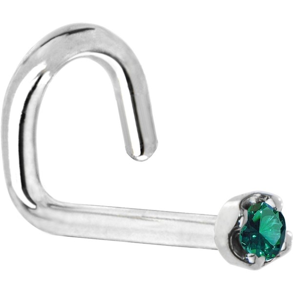 Body Candy Solid 14k White Gold 1.5mm (0.015 cttw) Genuine