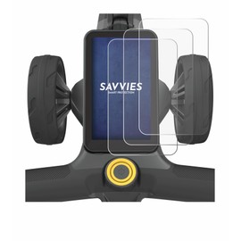Savvies 6 Pack Screen Protector compatible with PowaKaddy CT12 GPS Protection Film Clear