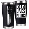 supplymartonline Old Lives Matter Tumbler Mug 20oz Gag Birthday Gifts