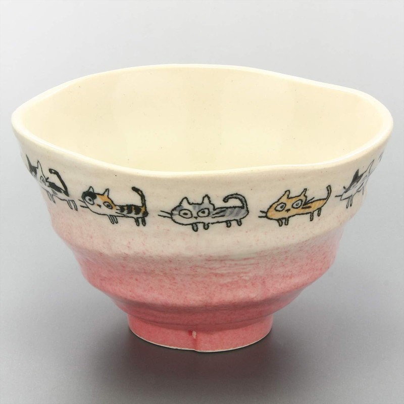 Mino Ware 133-61224 Lightweight Rice Bowl, Approx. 4.7 inches (12