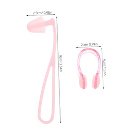 Abaodam 1 Set Swimming Nose Plugs and Portable Swim Supply with Comfortable Bathing and Water Activities Present for Swim Enthusiasts