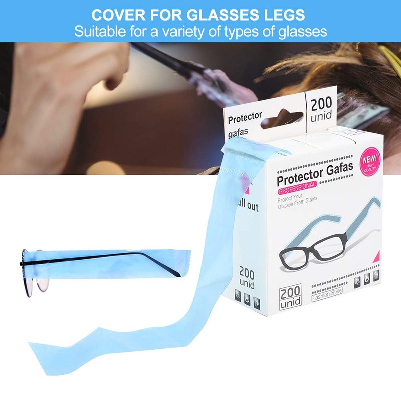 Gafas Desechables con Puntas para las Sienes, Mangas, Funda, Gafas
