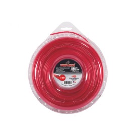 Rotary Red Trimmer Line .095" x 280' 1 lb Donut Commercial Grade Round Shape