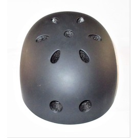 AuraZoom (TM BMX Skating Skateboarding Cycling Scootering Helmet (Black, Small)