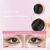 2pcs Eyeliner Stamp Wing Cat Eye Liner Stamp, Schwarzer Flüssiger