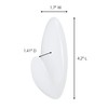 Command Bath Large Towel Hook, Clear, 1-Hook