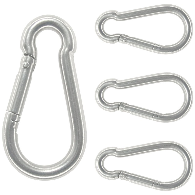 4 PCS Heavy Duty 304 Stainless Steel M8 Spring Snap