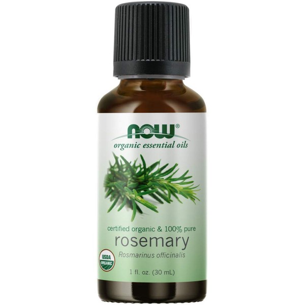 NOW Foods Rosemary Oil Certified Organic 1 fl oz (30 ml) Liquid