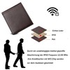 VISOUL Men's Leather Wallet with ID Window and RFID Protection,