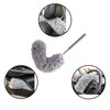 3 Packs Microfibre Duster, with Telescopic Rod, Washable, Bendable, Static