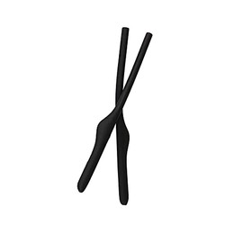 PERFFITT Anti-Slip Rubber Silicon Replacement Temple Ear Socks for OX3122 Eye Glasses Sunglasses Frames HTS002 (Black - 1 Pair)