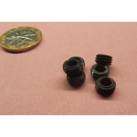 Black Oxide Alloy Steel Hollow Lock Jam Set Screws 5/16"-24 x .156" Length 25 pcs