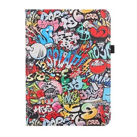 Vakarey Doogee U11 Tablet Case, Multi Angle Support Case for Doogee U11 Pro 11 Inches, Graffiti