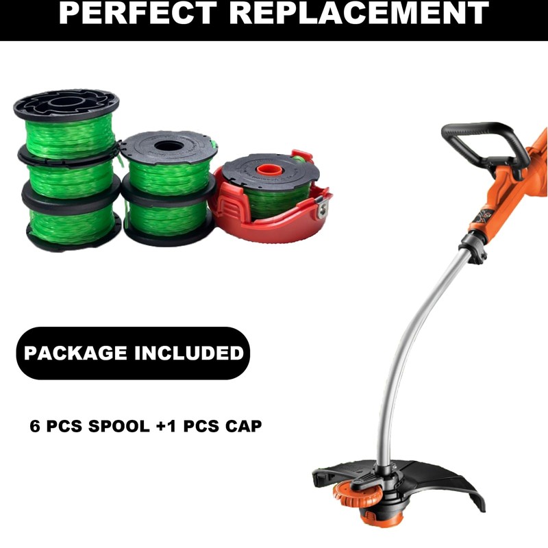 esmusssein A6482 Strimmer Spool Line Compatible with BL-A-CK DE-CK-ER GL7033,