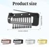 Chunni Clips for Hair Extensions 10-Teeth Wig to Secure Wig