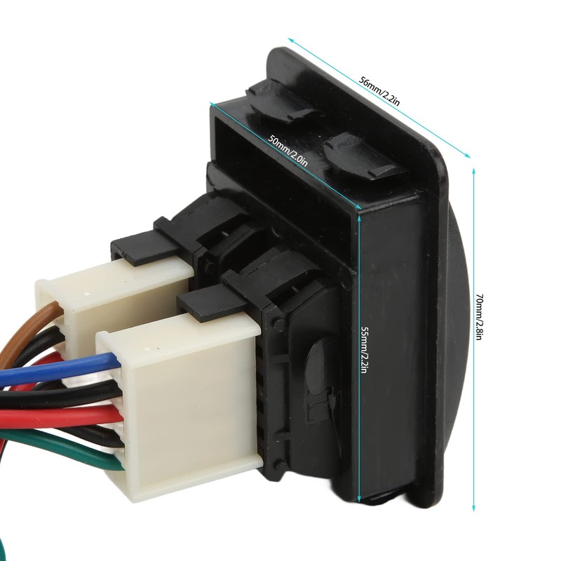 Material ABS de, Interruptor de Ventana Eléctrico Universal para Coche,