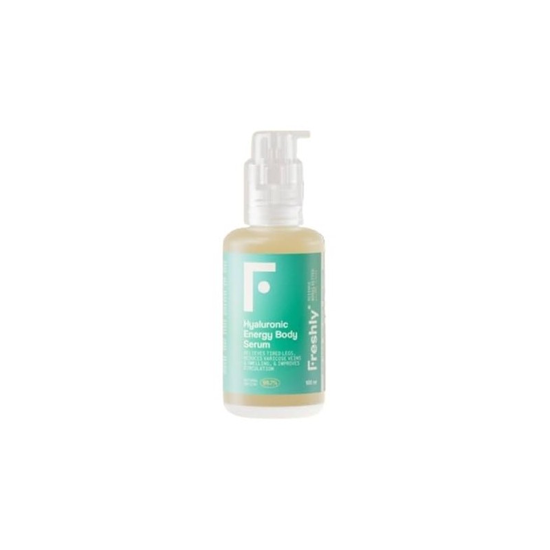 Freshly Cosmetics Hyaluronic Energy Body Serum for Tired Legs, Varicose