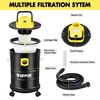 SIPPON Ash Vacuum Cleaner, Pellet Stove Vacuum Cleaner with Wheeled