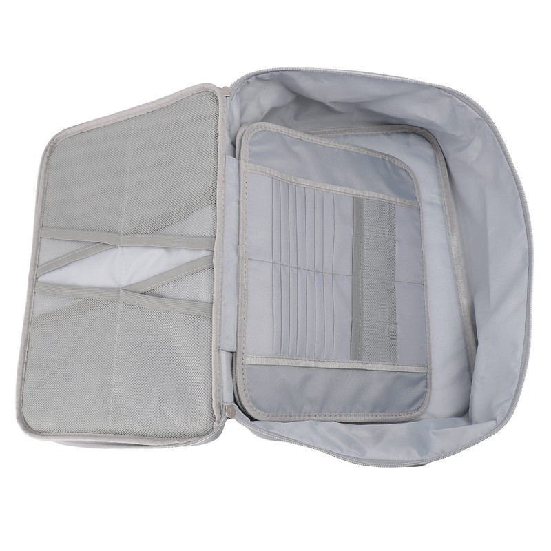 Fireproof Waterproof Document File Organizer Box Portable Home Travel Safe