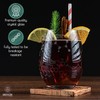 Greenline Goods Stemless Wine Glasses - 15 oz Set –