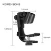 Adjustable Drum Rim Mic Clips - Microphone Mount Clamp (Pack