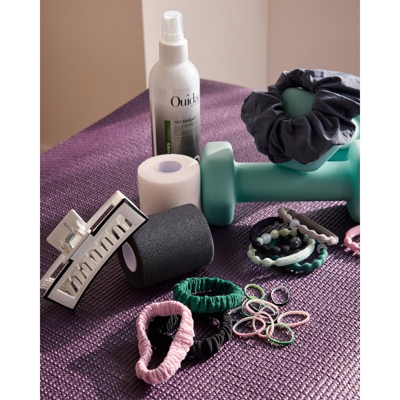 Goody Sport Ouchless Forever Polyband Hair Ties, 150 Ct, Two-Tone,