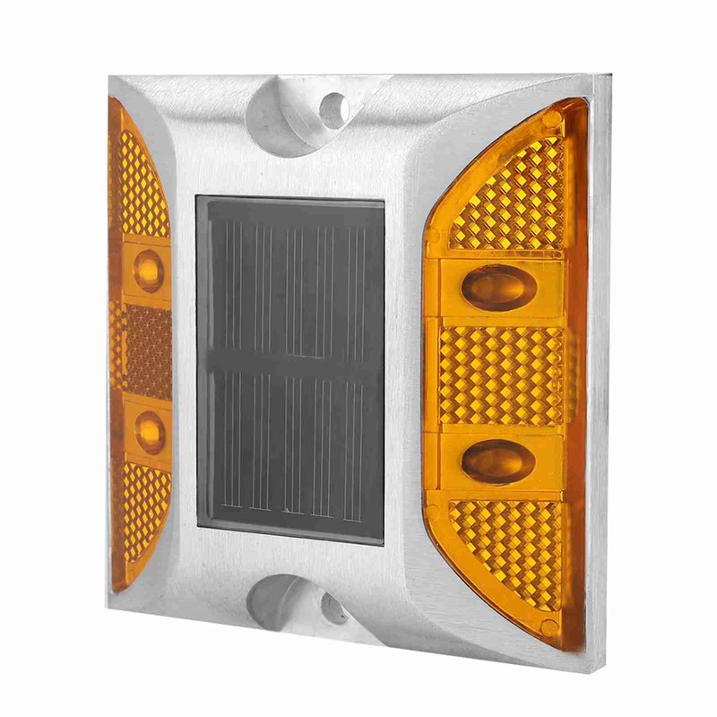 Casting Aluminum Road Stud Light Outdoor Solar Powered Lamp for