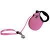 Alcott Adventure Retractable Reflective Belt Leash, 16' Long, Large, Pink