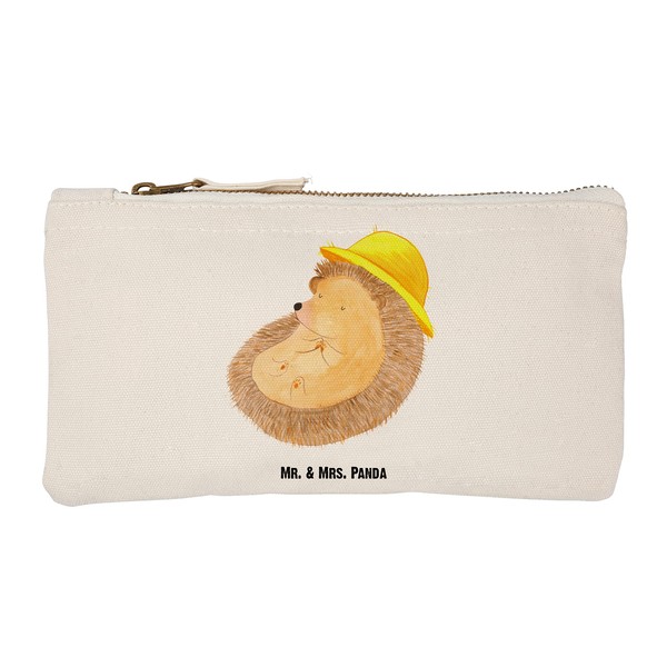 Mr. & Mrs. Panda Make-Up Bag Hedgehog Praying, White, Hand