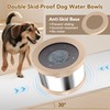 UPSKY Dog Water Bowl No Spill 8L Stainless Steel, 2.1