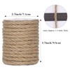 Tenn Well 6mm Jute Rope, 33 Feet Natural Craft Rope
