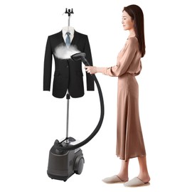 Professional Steamer for Clothes, 110V 1500W Garment Steamer Adjustable Steam Temperature Fabric Steamer for Clothes Clothing Steamer 3L Large Water Tank (Grey)
