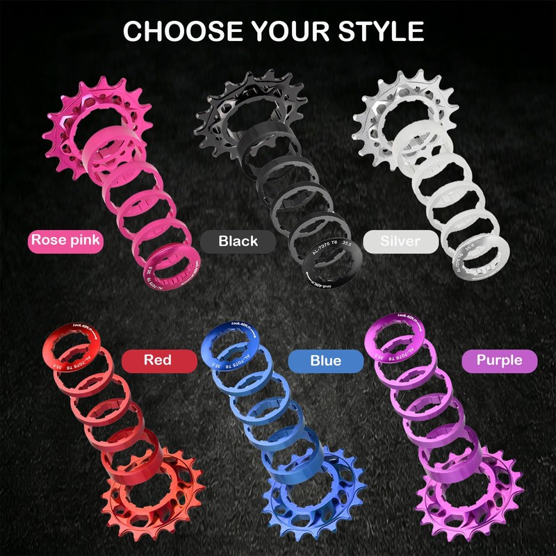 PeakRider Single Speed Conversion Kit for Shimano HG Freehub