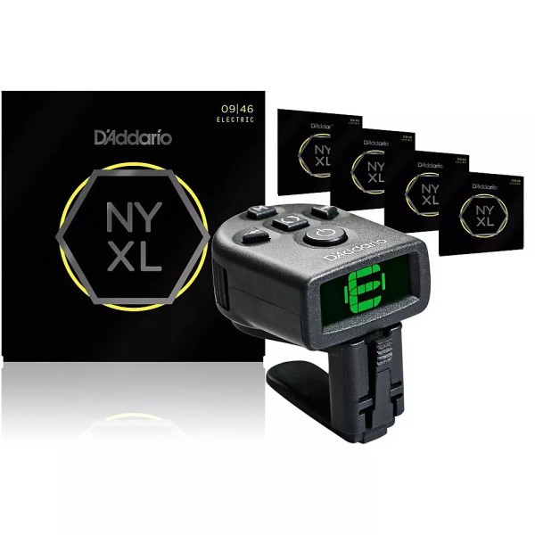 D'Addario NYXL0946 Electric Guitar Strings 5-Pack FREE NS Micro Headstock