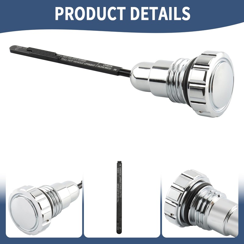 Oil Dipstick Motorcycle Oil Tank Dipstick Fit for Harley 2007-2016