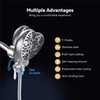 ELLO&ALLO Shower Faucet Set with LED, Single Handle Shower Faucet