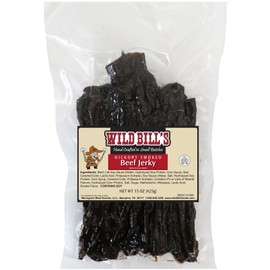 Wild Bill's Mixed Beef Jerky Two-Bag Starter Kit (1 bag Hickory, 1 bag Peppered and 1 jar)