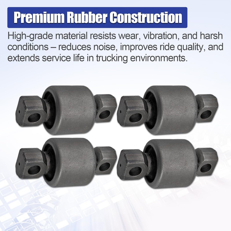 Blrack 839310 Torque Arm Bushing Kit Fit for Kenworth Peterbilt
