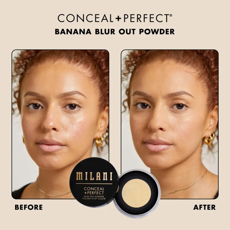 Polvo Fijador De Maquillaje Milani Conceal + Perfect Banana