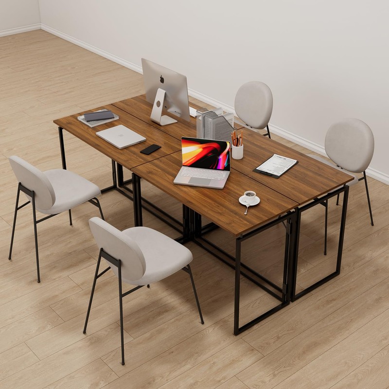 alawooder Folding Desk 30 Inch - No Assembly Small Foldable