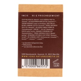 SOHO Naturkosmetik Shower Soap "Lains" • Solid Shower Gel with Almond & Witch Hazel • Vegan Soap for Body & Hands (95 g)