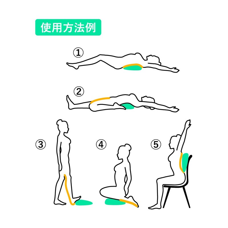 IMPHY Myofascial Release Stretch Back Stretcher, Citrus, Back, Shoulder Blades,