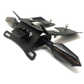 Fender Eliminator Bracket License Plate Rear Tail Tidy & Led Turn Signal Light Compatible with MSX125 GROM MSX125SF 2016-2020